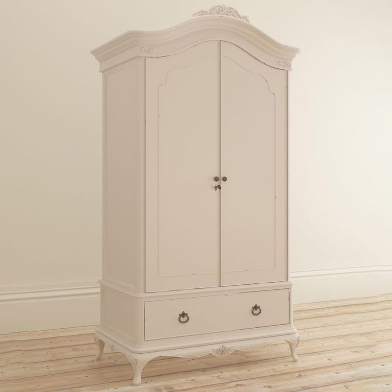 Ivory Wardrobe - 2 Door - 1 Drawer