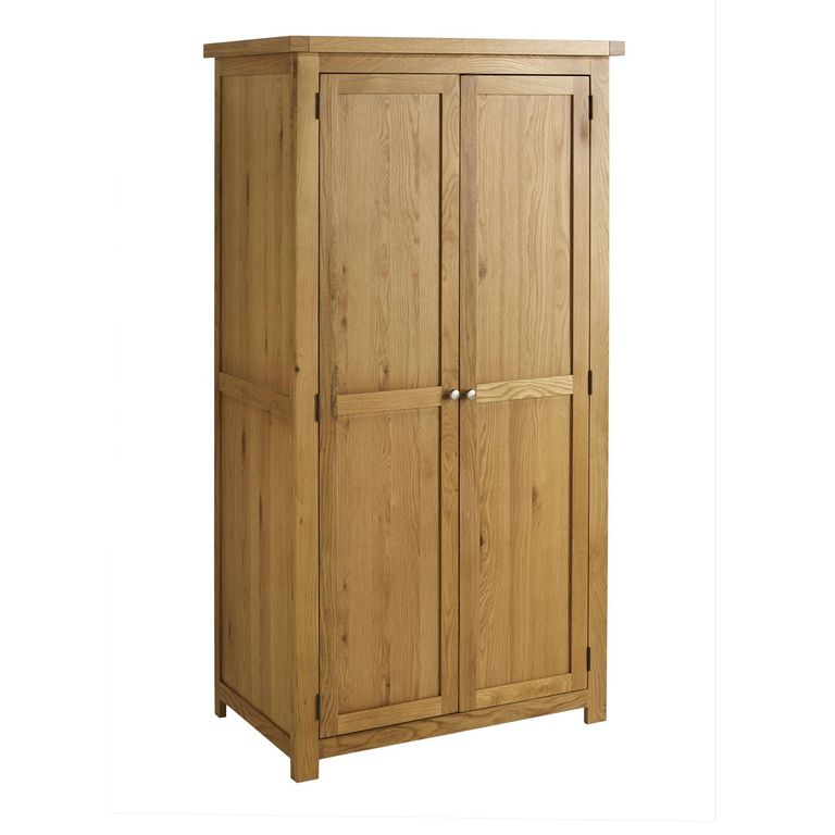 Woburn Wardrobe - 2 Door - Rustic Oak