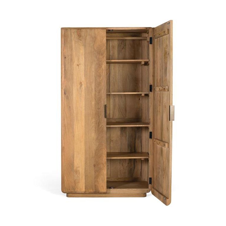Wrenley Wardrobe - 2 Door - Natural - Mango Wood