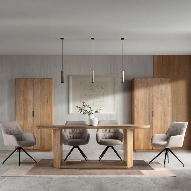 Wrenley Wardrobe - 2 Door - Natural - Mango Wood