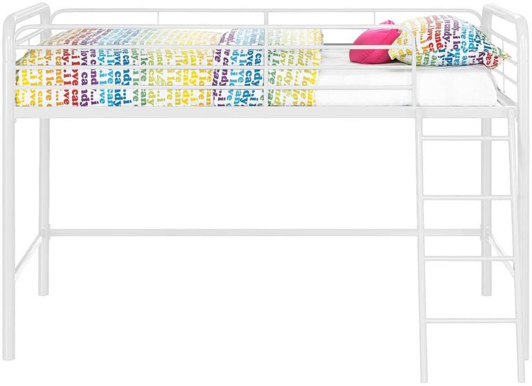 Soto Single Midsleeper Bunk Bed in White - 4036128UK