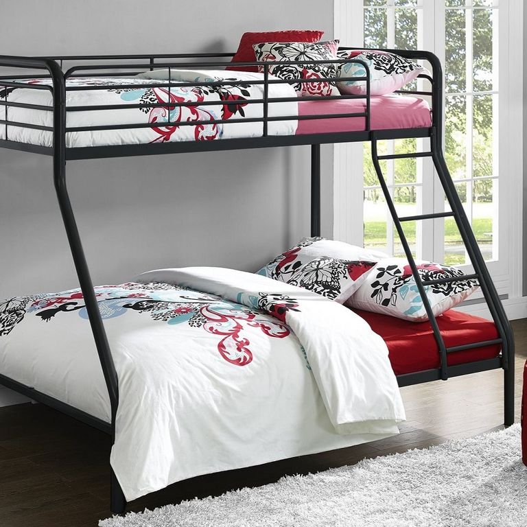 Soto Single over Double Bunk Bed in Black - 4034119UK