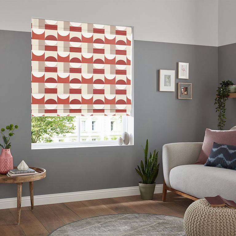 Alves Roman Blind - Scarlet