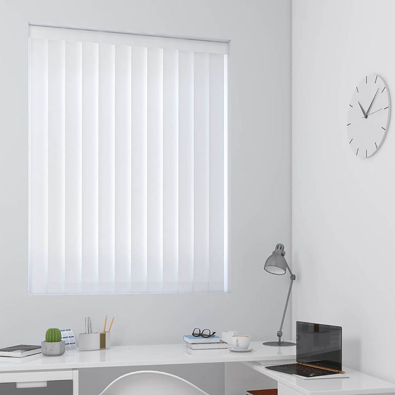 Ava Vertical Blind - White