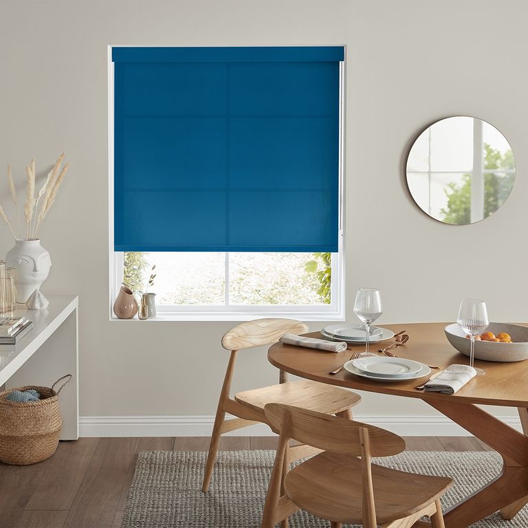 Boho Roller Blind - Marine