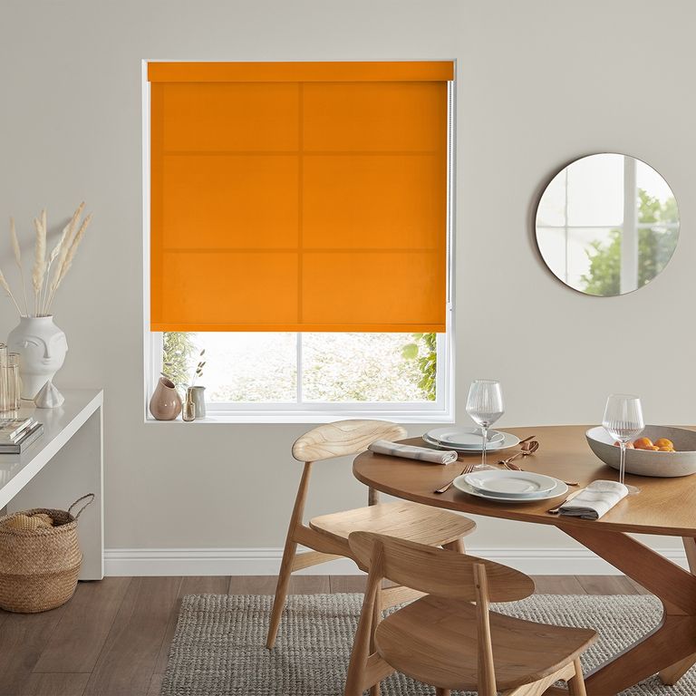 Boho Roller Blind - Orange