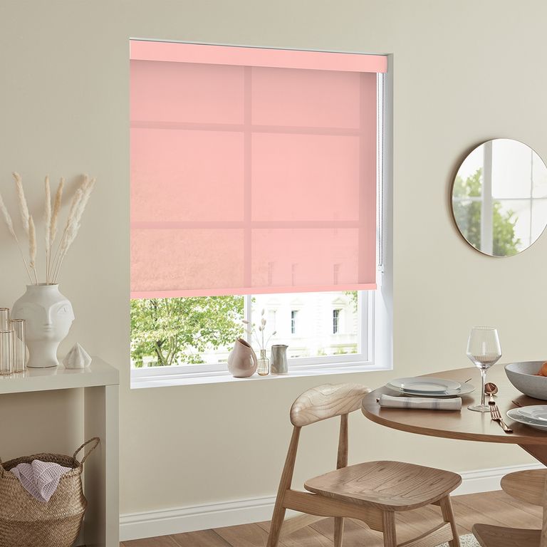 Boho Roller Blind - Pink
