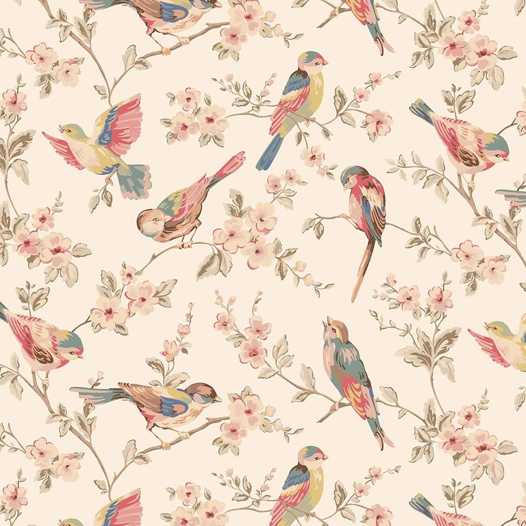 Cath Kidston Roller Blind - British Birds Pastel