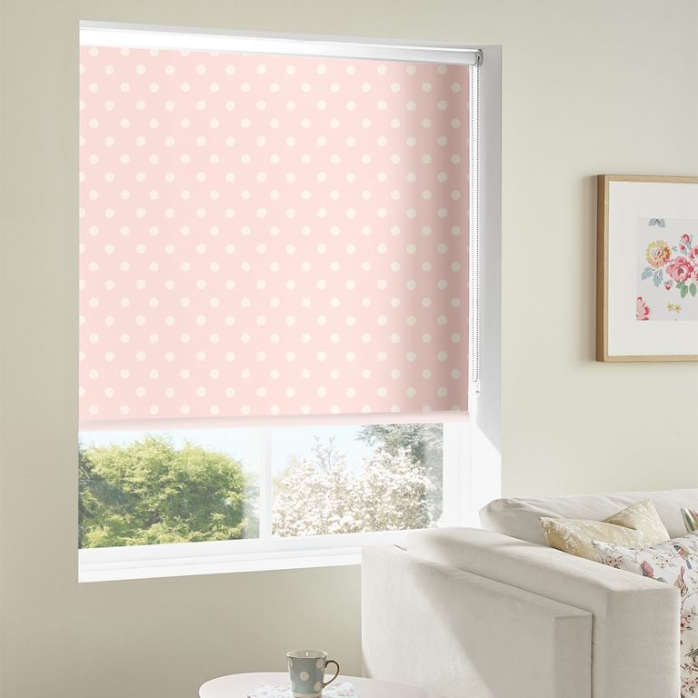 Cath Kidston Roller Blind - Button Spot Pink