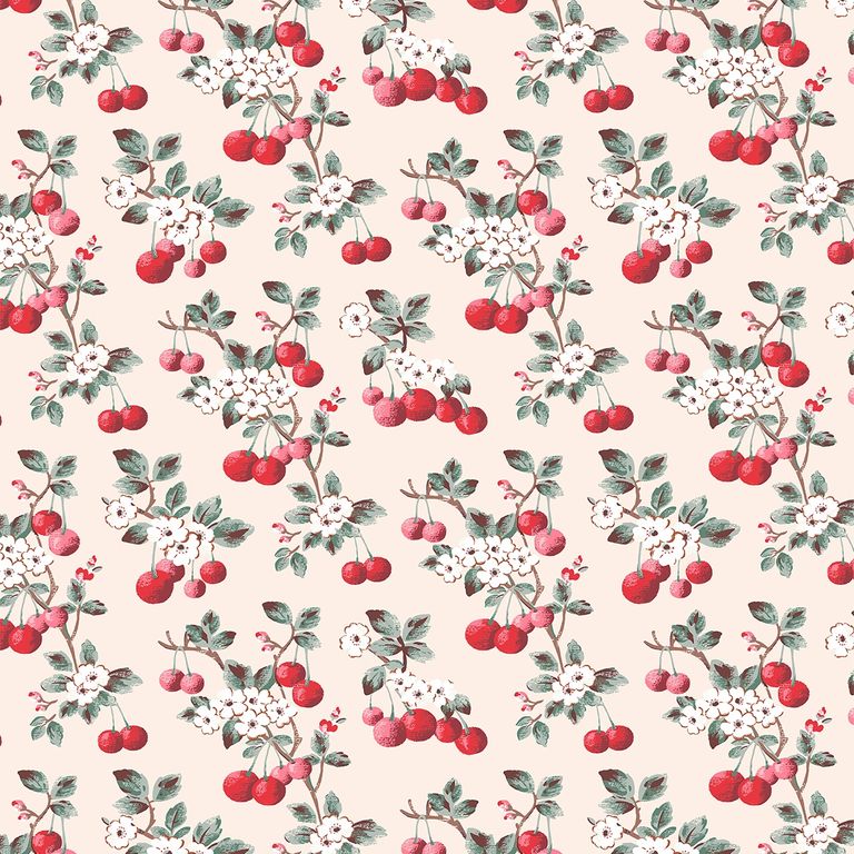 Cath Kidston Roller Blind - Cherry Sprig Red