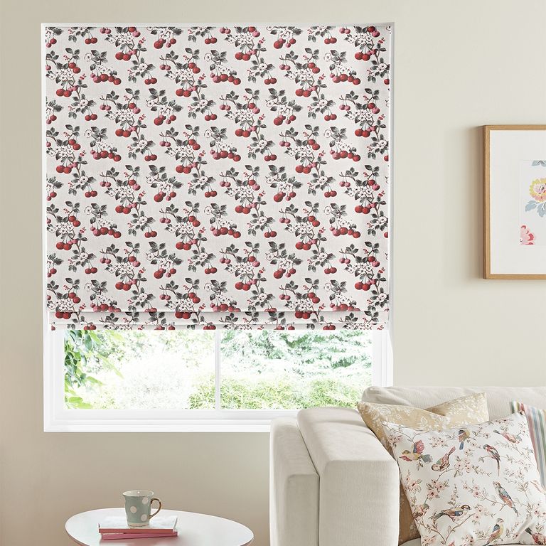 Cath Kidston Roman Blind - Cherry Sprig Red