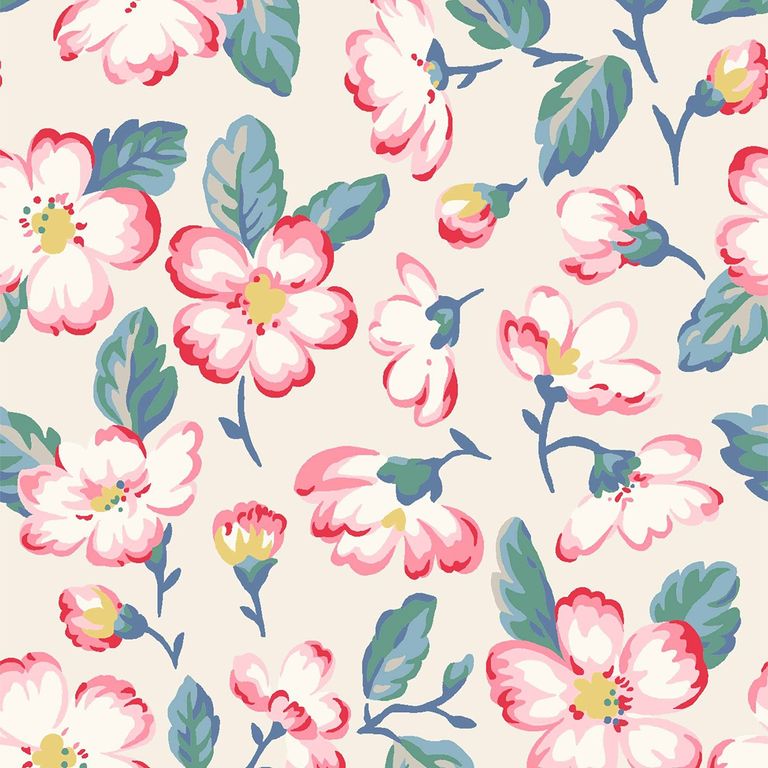Cath Kidston Roller Blind - Climbing Blossom Blush