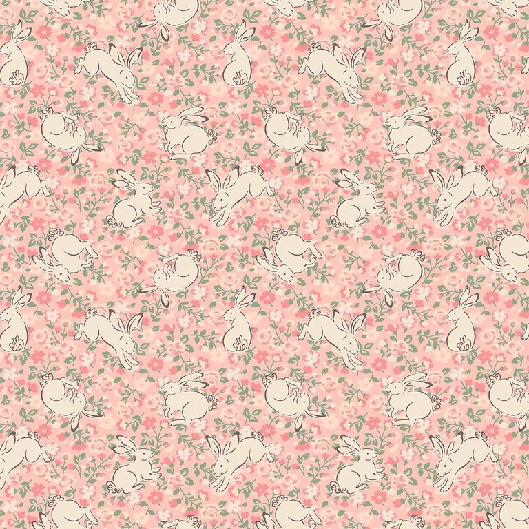 Cath Kidston Roller Blind - Jumping Bunnies Blush