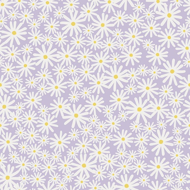 Daisy Roman Blind - Lilac