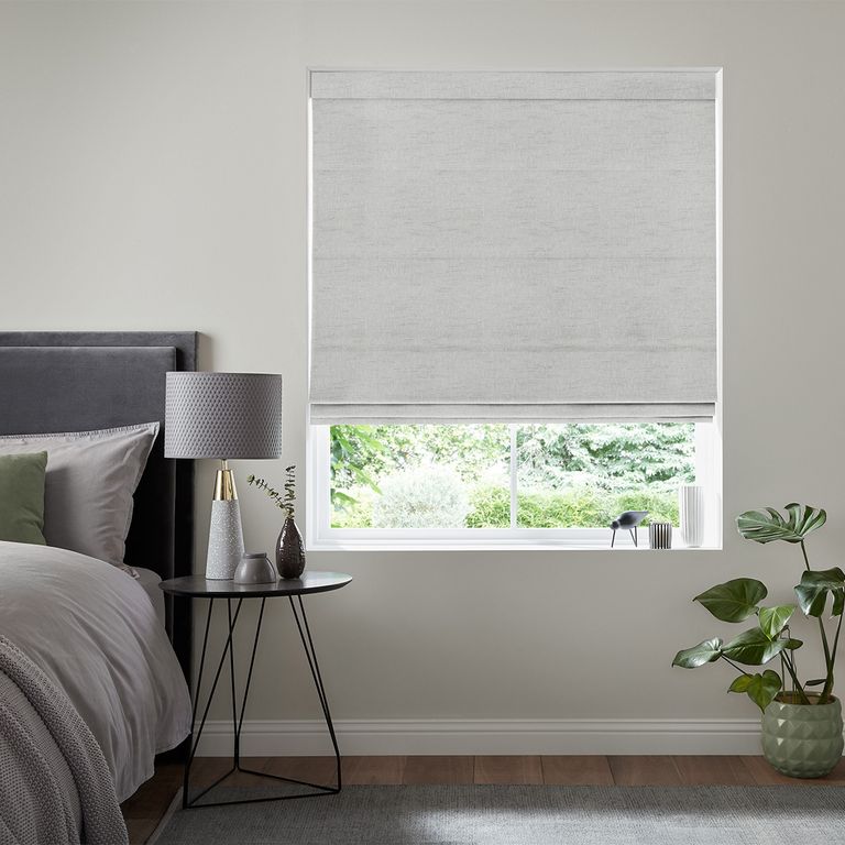 Defoe Roman Blind - Grey