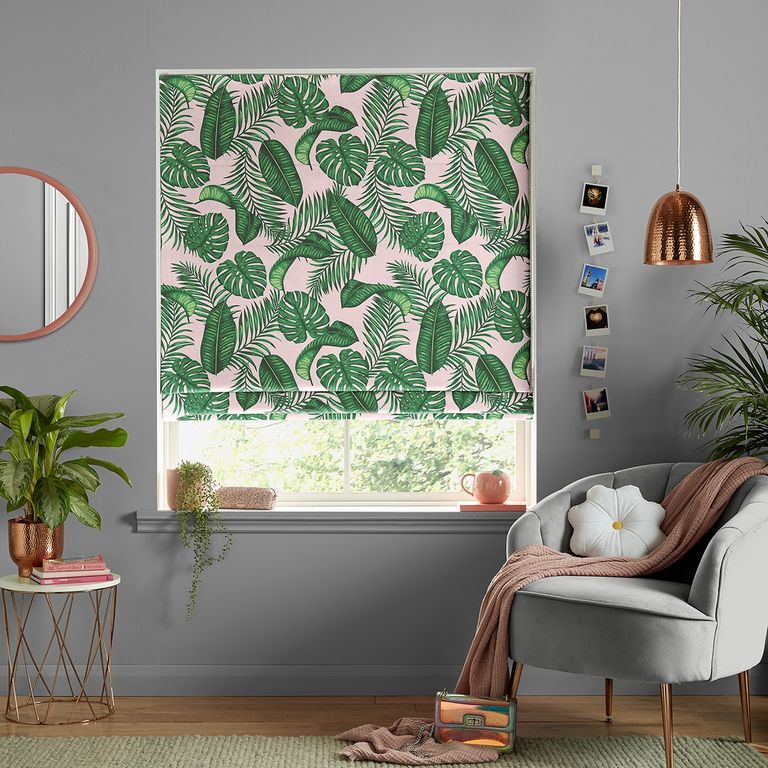 Dominica Roman Blind - Pink
