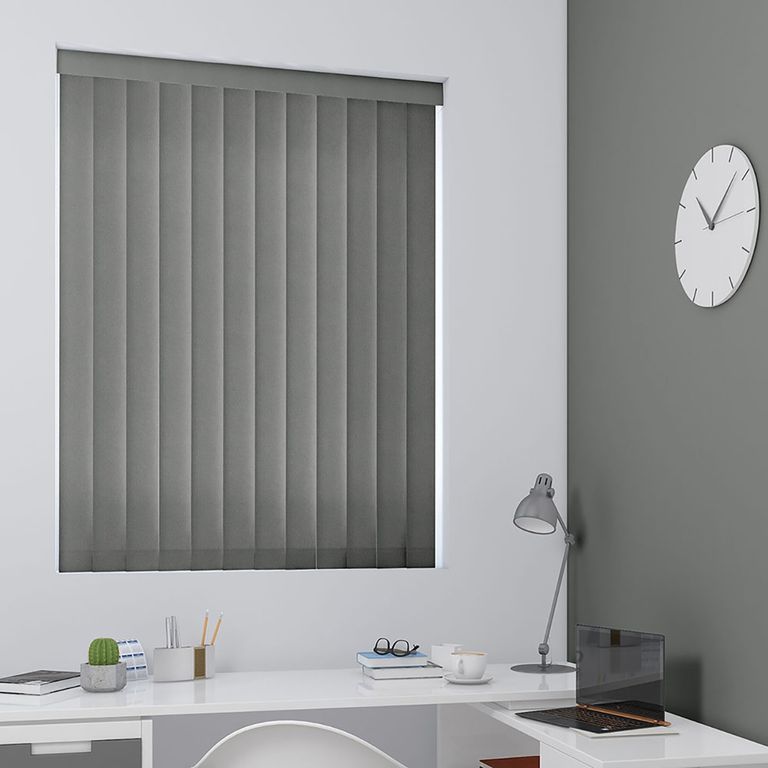 Emiliya Vertical Blind - Charcoal