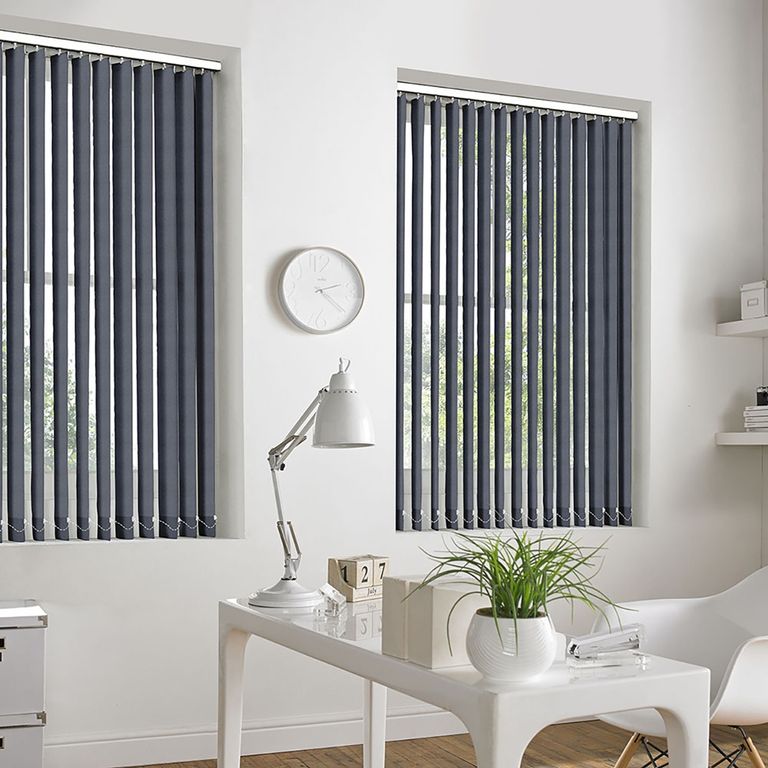 Emma Vertical Blind - Indigo