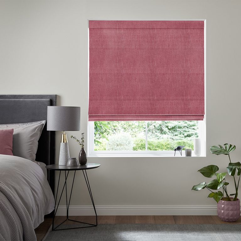 Foden Roman Blind - Strawberry
