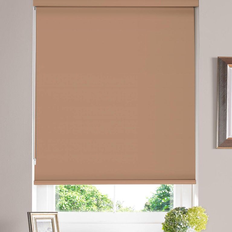 Gravity Roller Blind - Peach