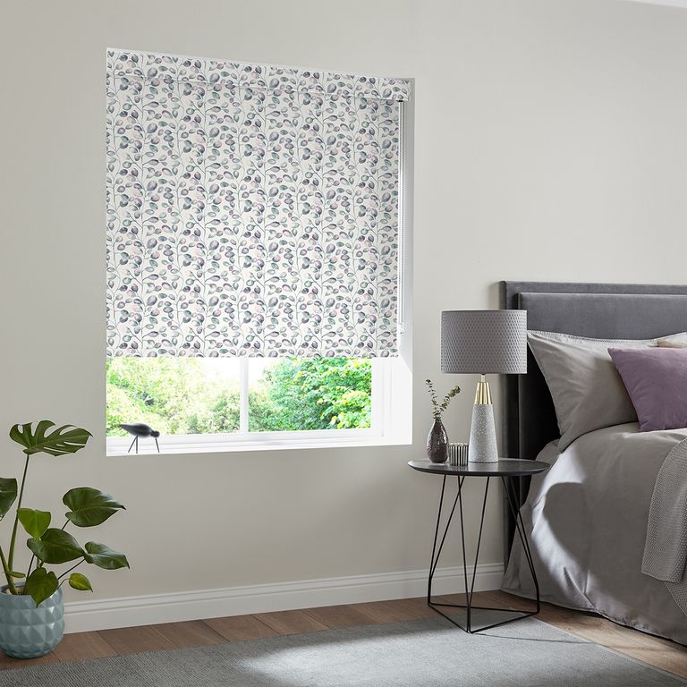 Hemp Roller Blind - Rose