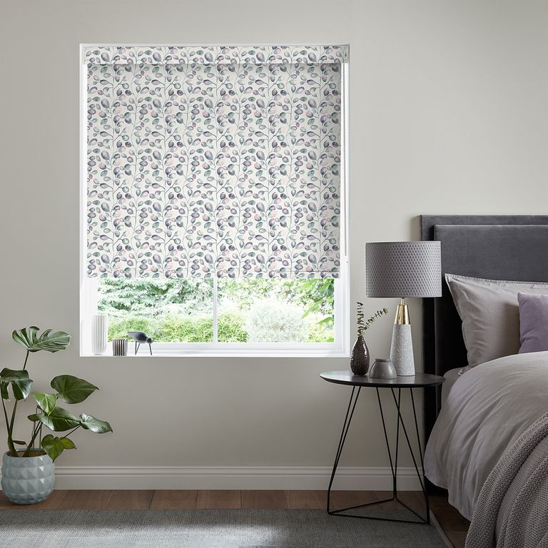 Hemp Roller Blind - Rose
