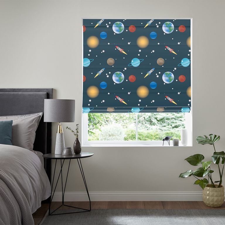 Into Space Roman Blind - Multi
