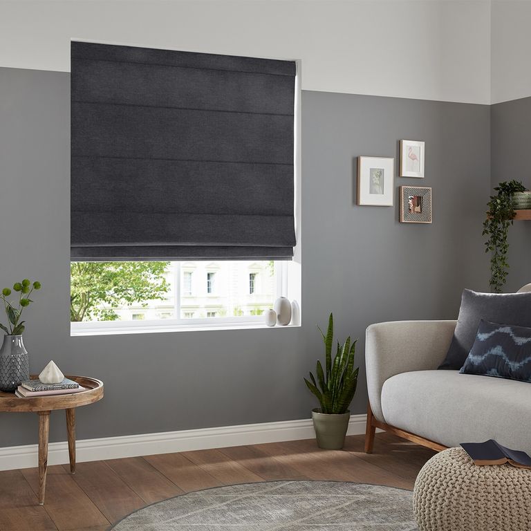 Jenson Roman Blind - Charcoal