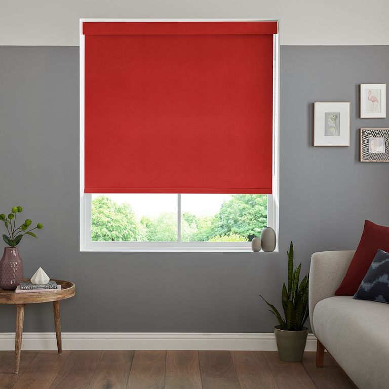 Lena Roller Blind - Red