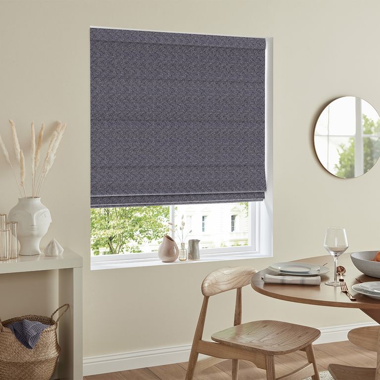 Mata Roman Blind - Indigo