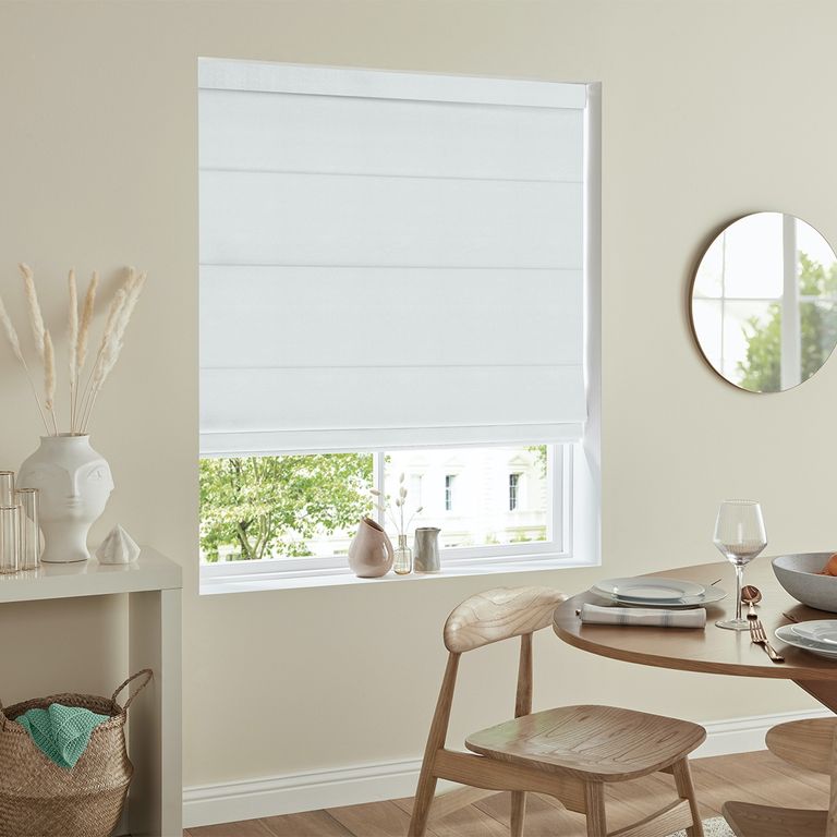 Mina Roman Blind - Silver