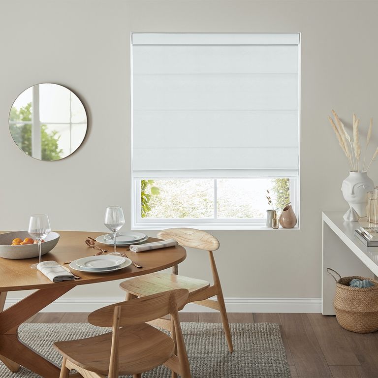 Mina Roman Blind - Silver