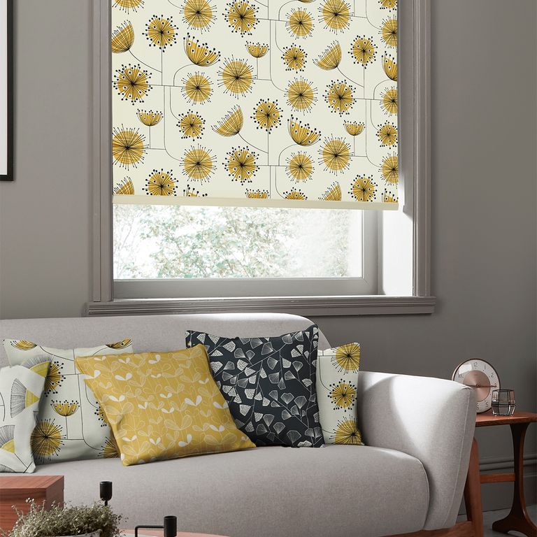 MissPrint Roller Blind - Dandelion Mobile Sunflower Yellow