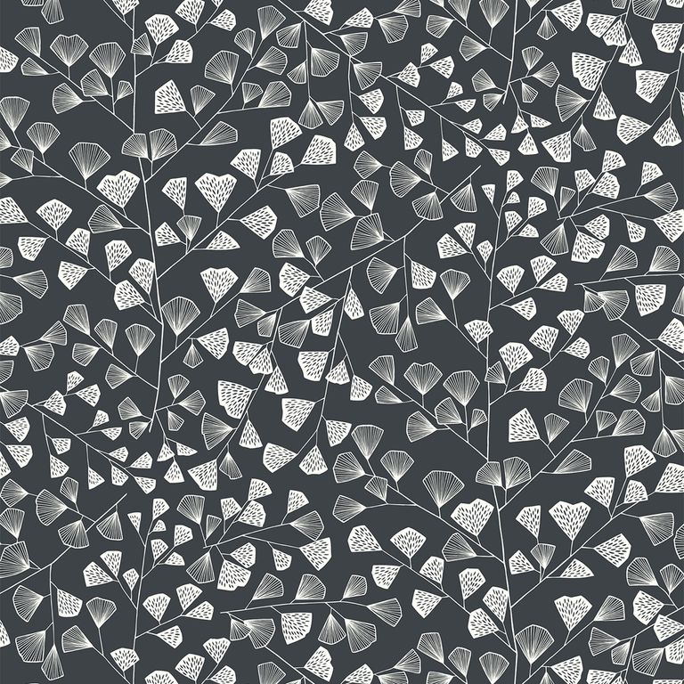 MissPrint Roller Blind - Fern Night Frost