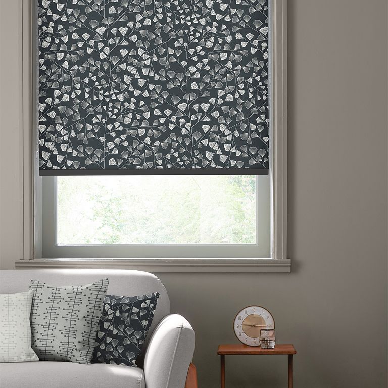 MissPrint Roller Blind - Fern Night Frost