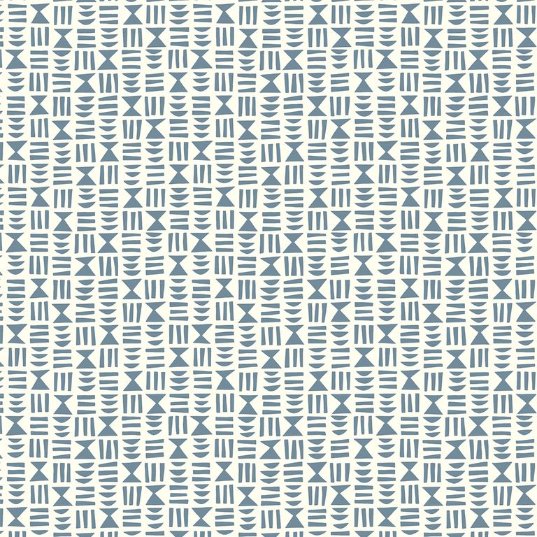 MissPrint Roller Blind - Hieroglyph Denim