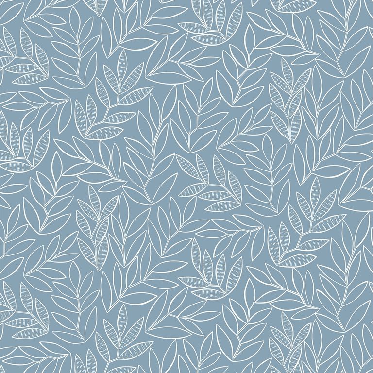 MissPrint Roller Blind - Laurus China Blue