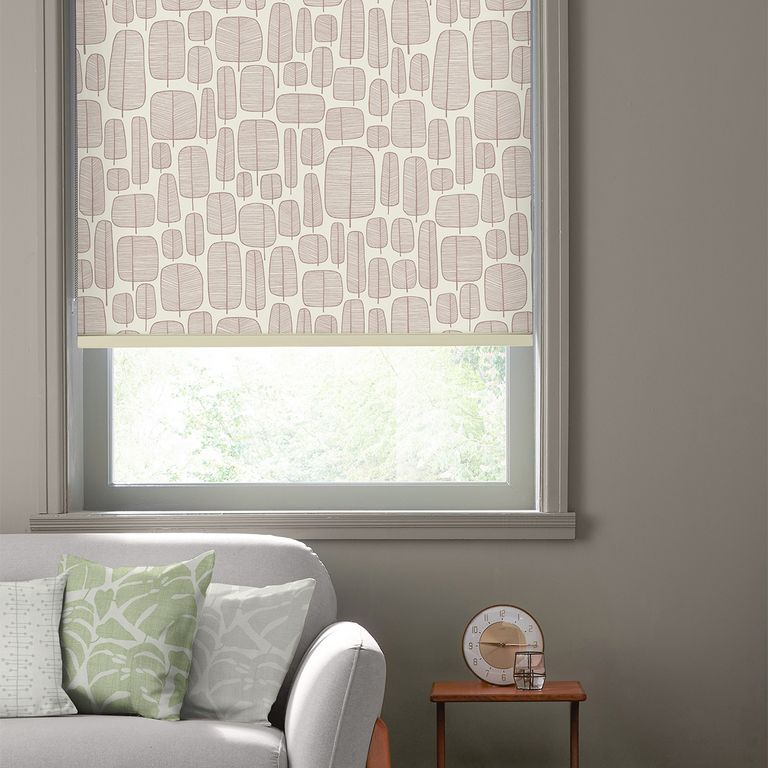 MissPrint Roller Blind - Little Trees Stone