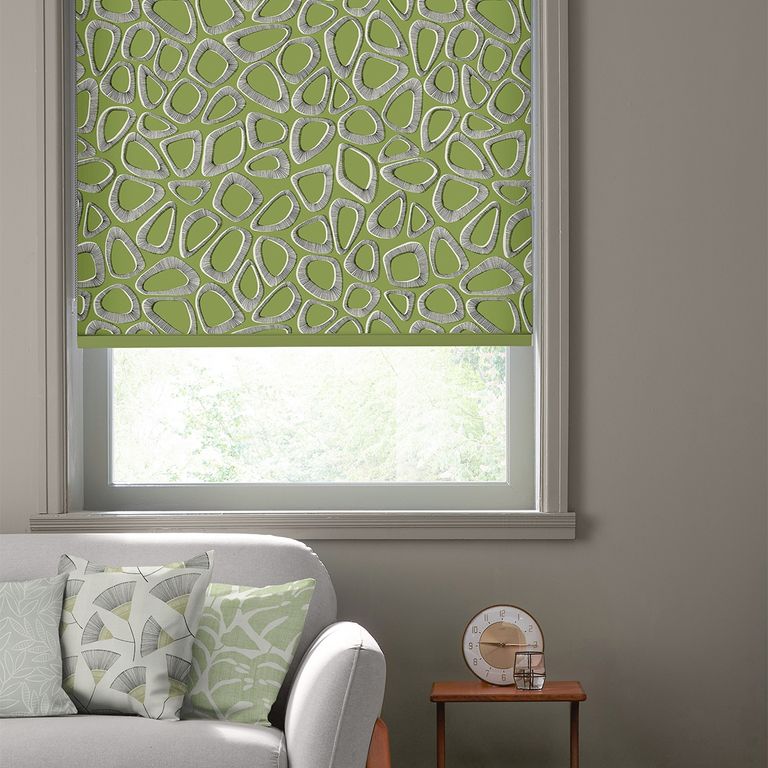 MissPrint Roller Blind - Pebbles Cricket Green