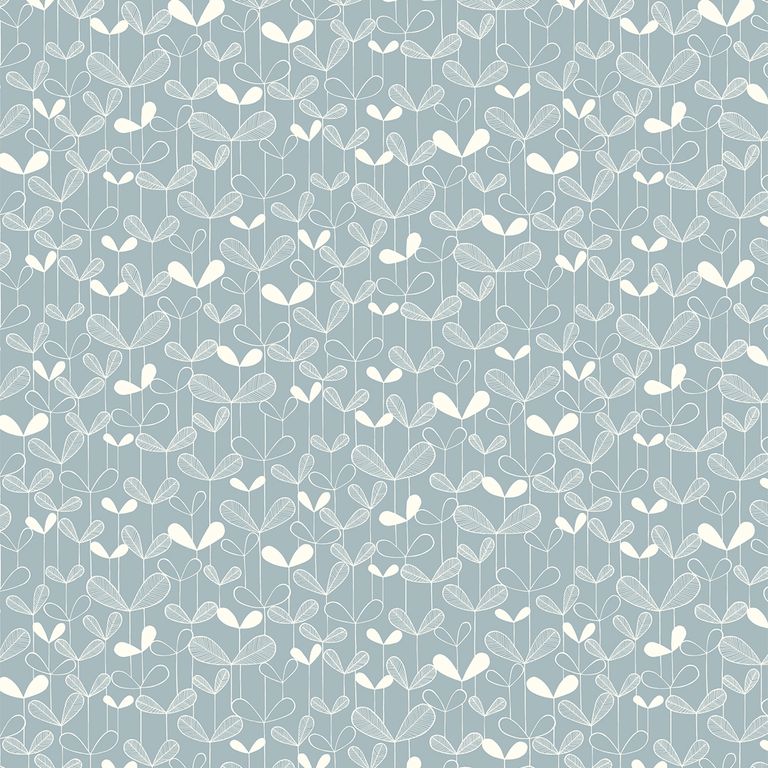 MissPrint Roller Blind - Saplings Ether