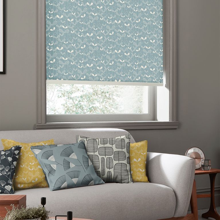 MissPrint Roller Blind - Saplings Ether