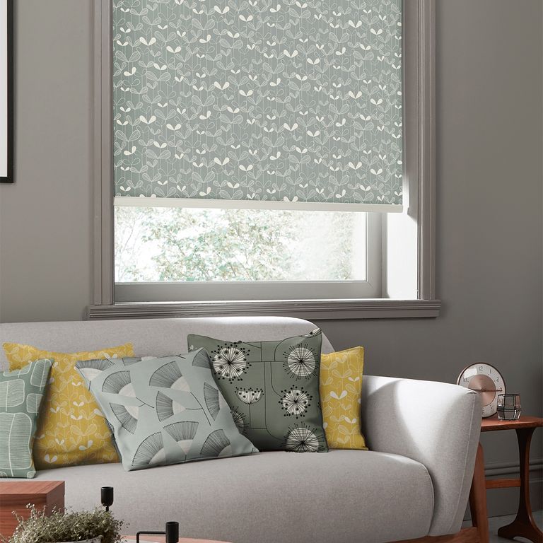 MissPrint Roller Blind - Saplings Silverleaf