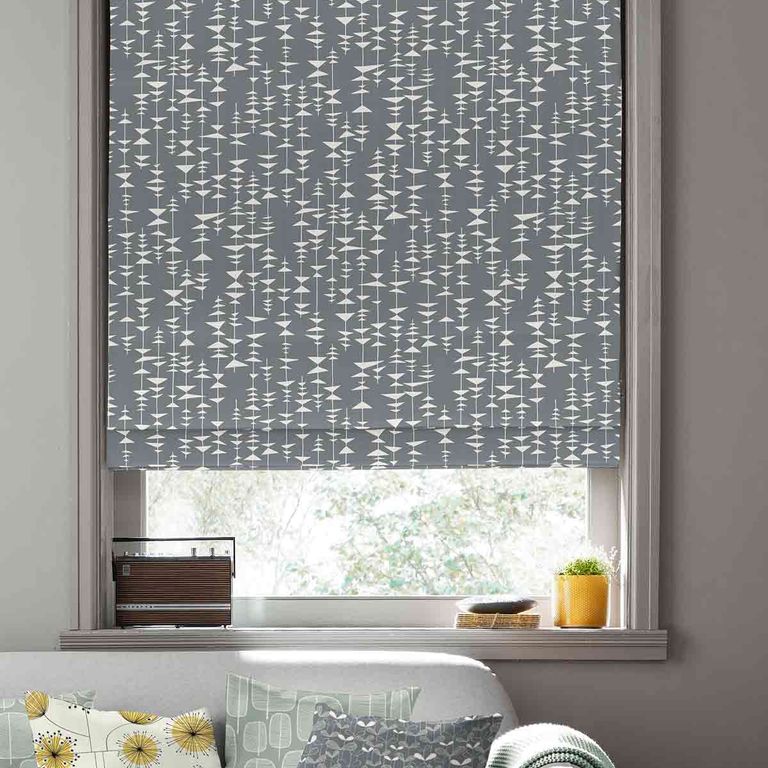 Missprint Roman Blind - Ditto Liquorice
