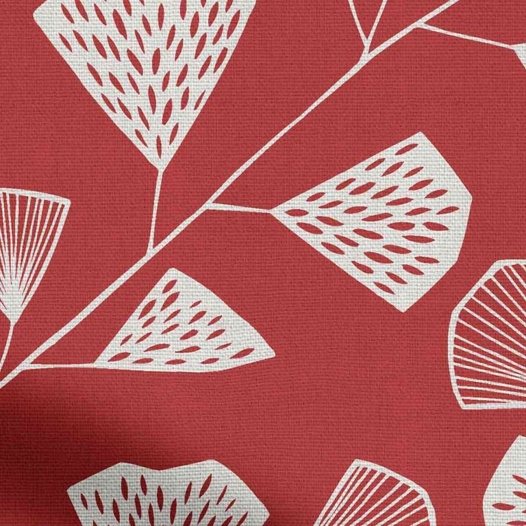 Missprint Roman Blind - Fern Coral