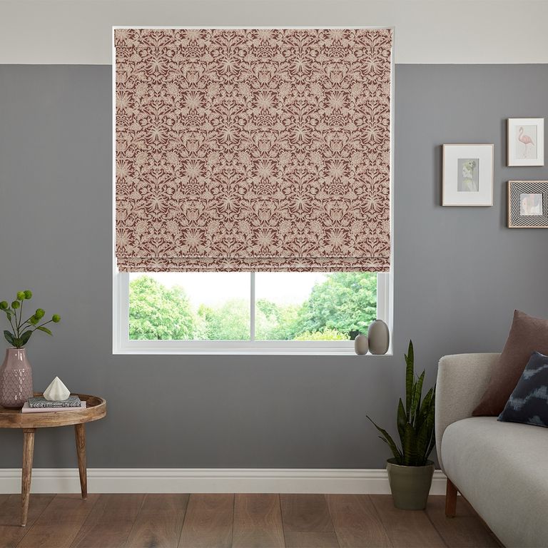 Nunez Roman Blind - Claret