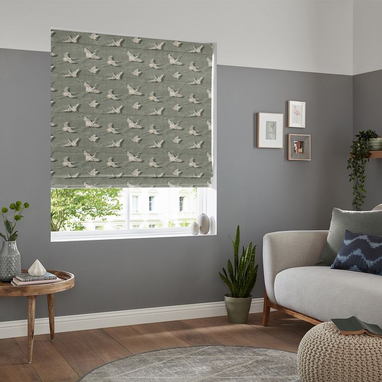 Olivia Roman Blind - Olive