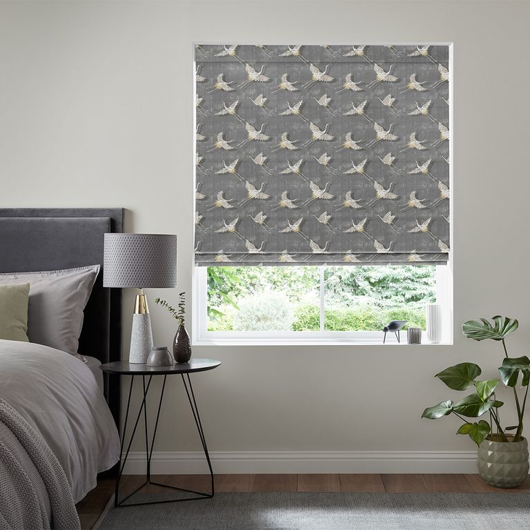 Olivia Roman Blind - Slate