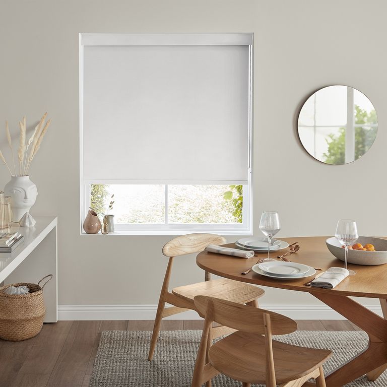 Puck Roller Blind - Ivory