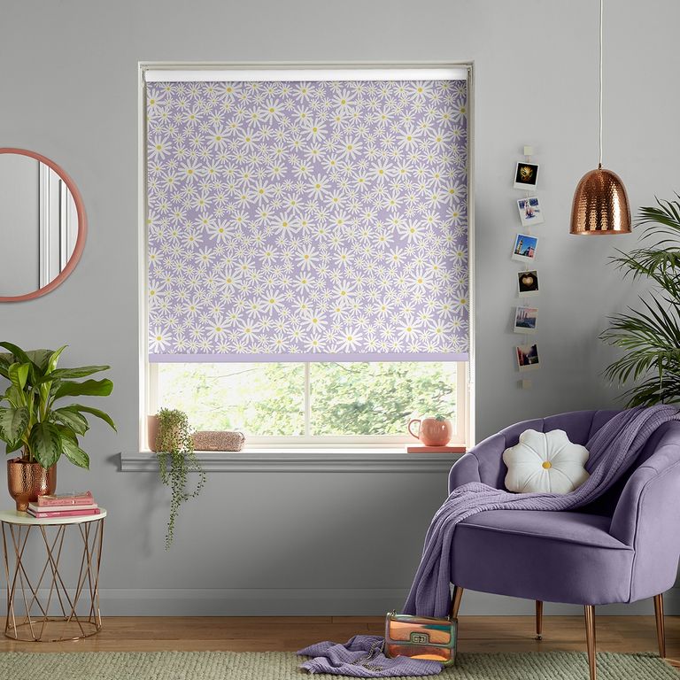 Skinny Dip Roller Blind - Daisy Lilac