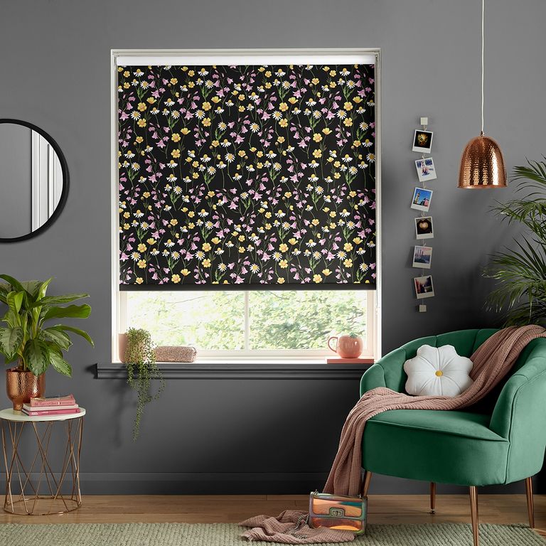 Skinny Dip Roller Blind - Pretty Prairie Dark